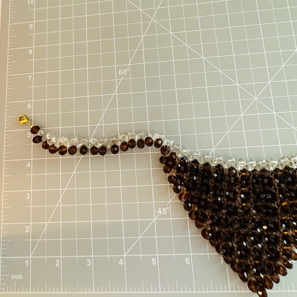 Beautiful Topaz Bead Statement Demi Necklace Set - Picture 10 of 17